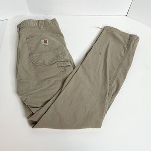 Carhartt Men's 34 x 34 Rugged Flex Relaxed Fit Work Pants 102291 Khaki